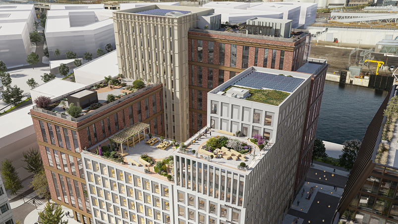 Niam drives development in Värtahamnen, Stockholm's Harbour Blocks Image